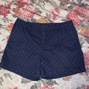 Banana Republic Eyelet Tailored Shorts
